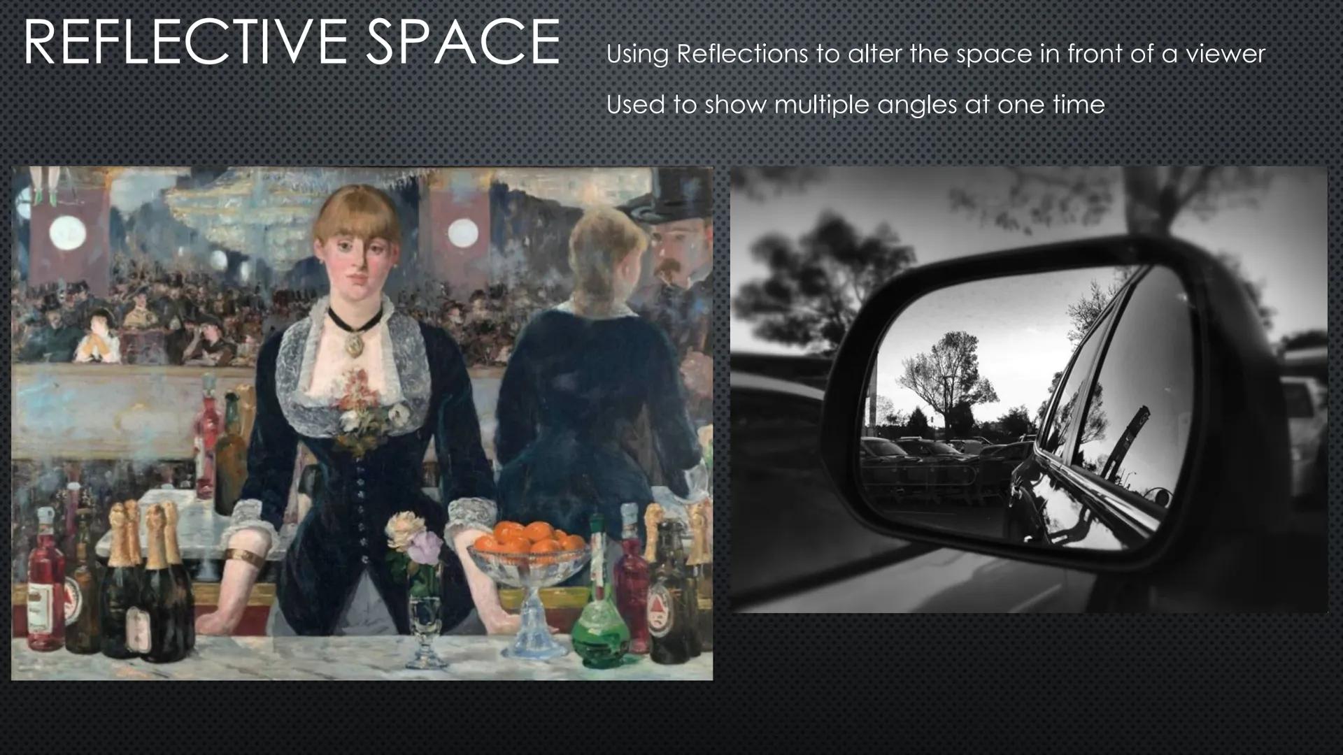 # SPACE

Atmospheric / Aerial
Perspective

Size Variation/Positioning
Smaller in distance Lower = Close up
Larger up close Higher Farther aw