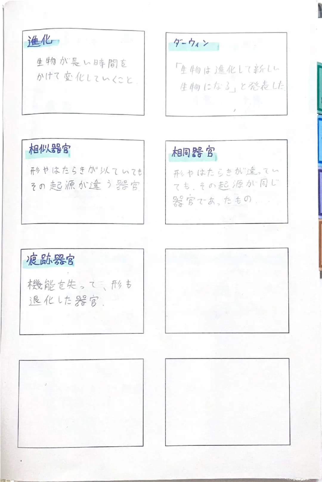 理科Ⅱ
理科工
数学人
数学B
音楽
# 染色体

①
核膜
核小体細胞分裂の順番
複製が行われる。
→
←
分裂中に見られるひも。

# 細胞分裂

ソラマメの根の成長

1つの細胞が分かれて
ほぼのび
ない
2つの細胞になること。
めっちゃ
A
のびる。
1日 2日 3日 4
