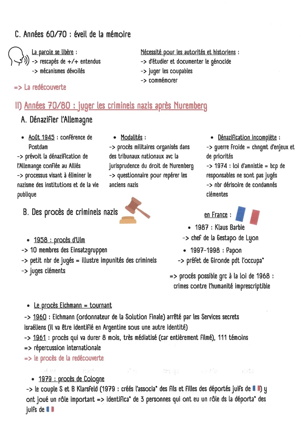 # HGGSP: Thème 3: Histoire et Mémoires

Chapitre introductif: Histoire et mémoires, histoire et justice

1) La différence entre histoire et 