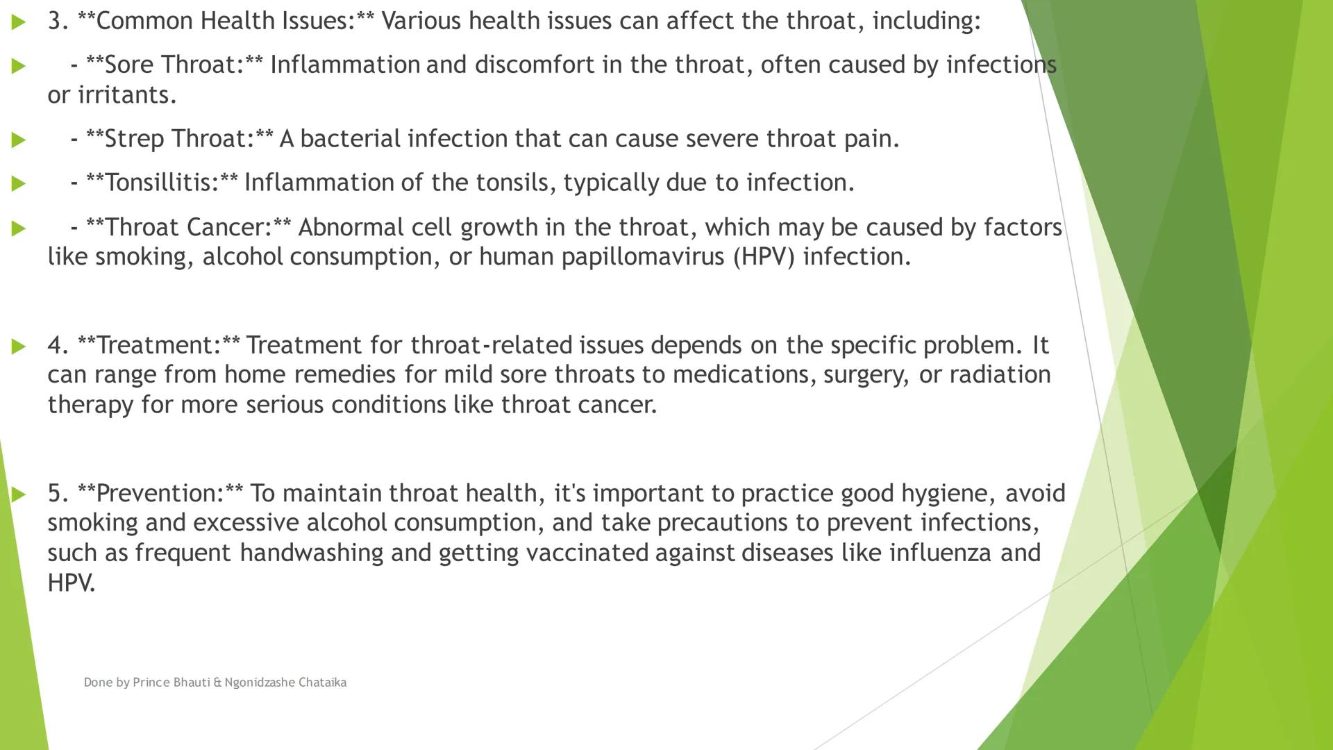 HUMAN DIGESTIVE
SYSTEM
Oral cavity, Throat
Oesophagus, Stomach
&
Salivary Glands
DONE BY PRINCE BHAUTI & NGONIDZASHE CHATAIKA Mouth

Liver

