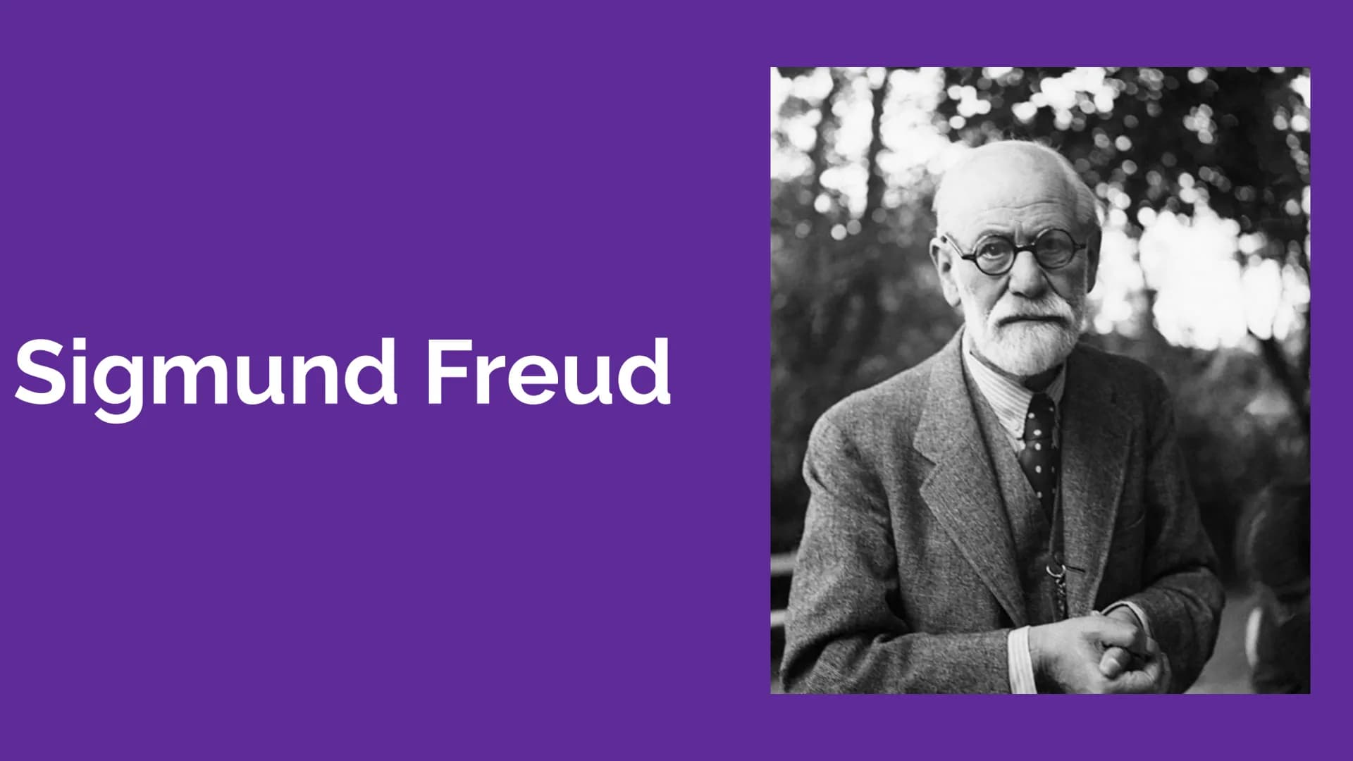 # Sigmund Freud # Inhaltsverzeichnis

*   Persönliche Daten
*   Beruflicher Werdegang
*   Wie Sigmund Freud die Welt änderte
    Ο Psychoana