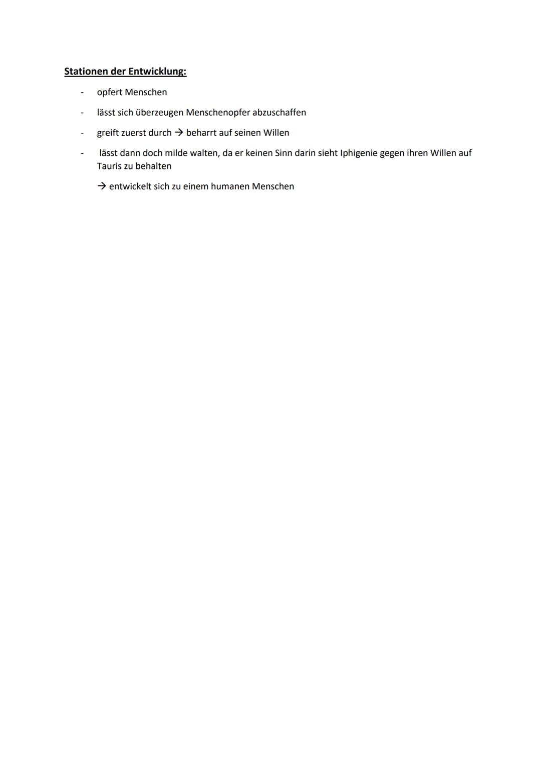 Iphigenie:

Innere + äußere Merkmale:
- älteste Tochter von Agamemnon + Klytämnestra
- $\rightarrow$ Familie der Tandaliden
- Schwester von 