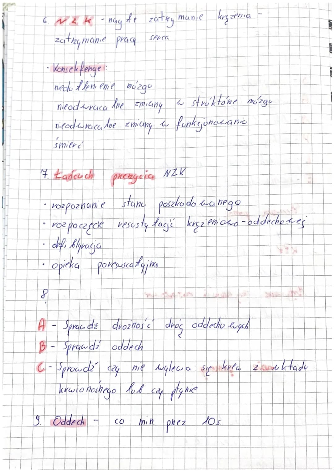EDB-podstawy pierwszej pomocy

1. SAMPLE -nu lezy zapytać poszkodowanego na
początku (wywiad)

S- symptomy (objawy) - Co się stato ?

A-aler