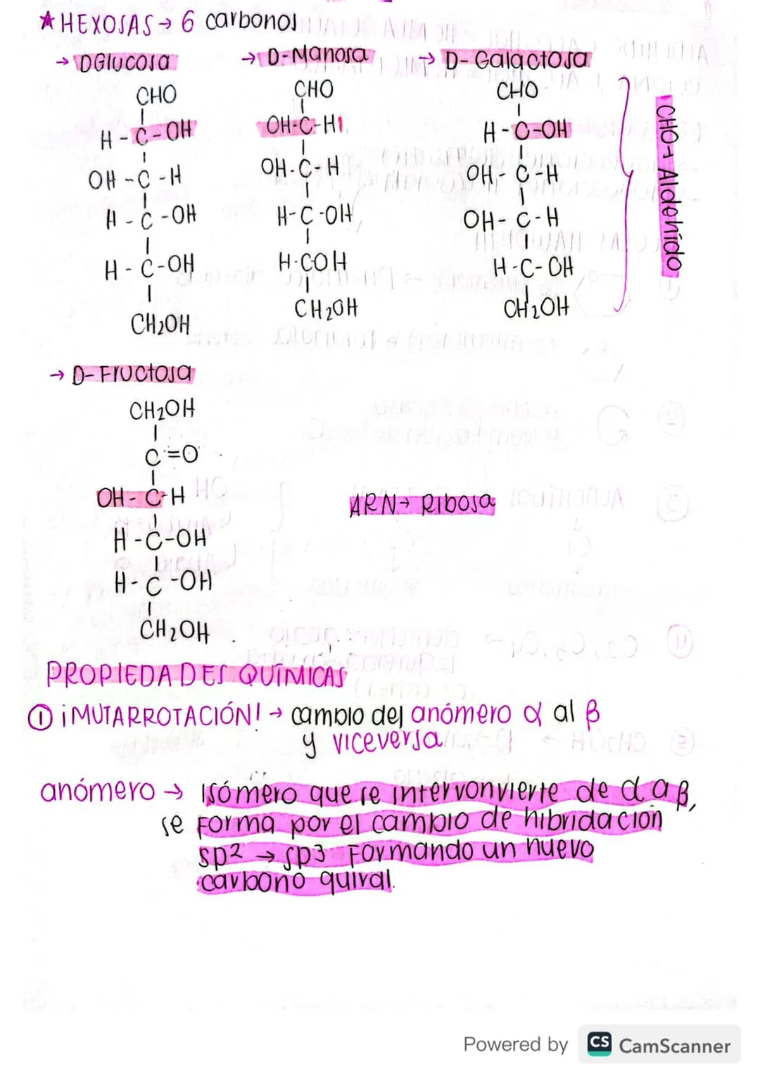 # QUÍMICA.
organica
PARCIAL #3
carbohidratos
GENERALIDADES
① Nomenclatura termina en OSA
② 3 a 6 carbonos
③ Son POLARES
4 Solubles en AGUA
⑤