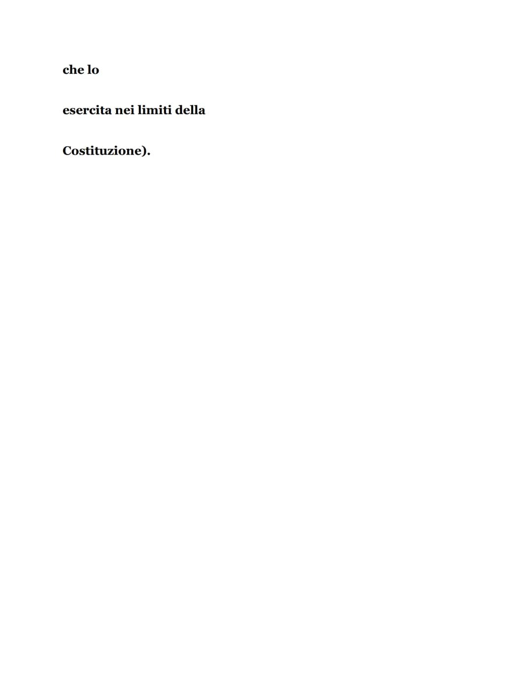 Differenze tra lo Statuto Albertino e la
Costituzione italiana.

Statuto Albertino
italiana

Flessibile (può essere
modificata da una legge
