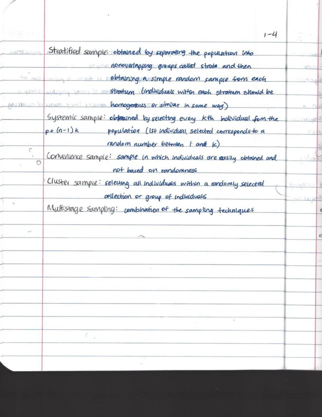 # STATISTICS

Population entire group to be studied

Sample subset of the population that is being studied

1-1

- Individual: a person or o