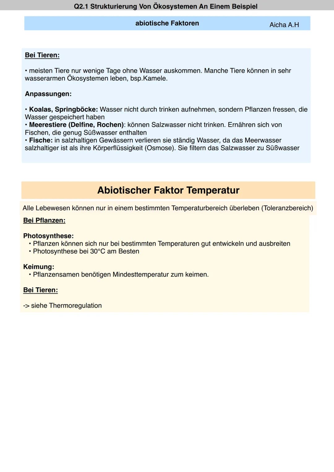 Q2.1 Strukturierung Von Ökosystemen An Einem Beispiel
Aicha A.H # Q2.1 Strukturierung Von Ökosystemen An Einem Beispiel

abiotische Faktoren