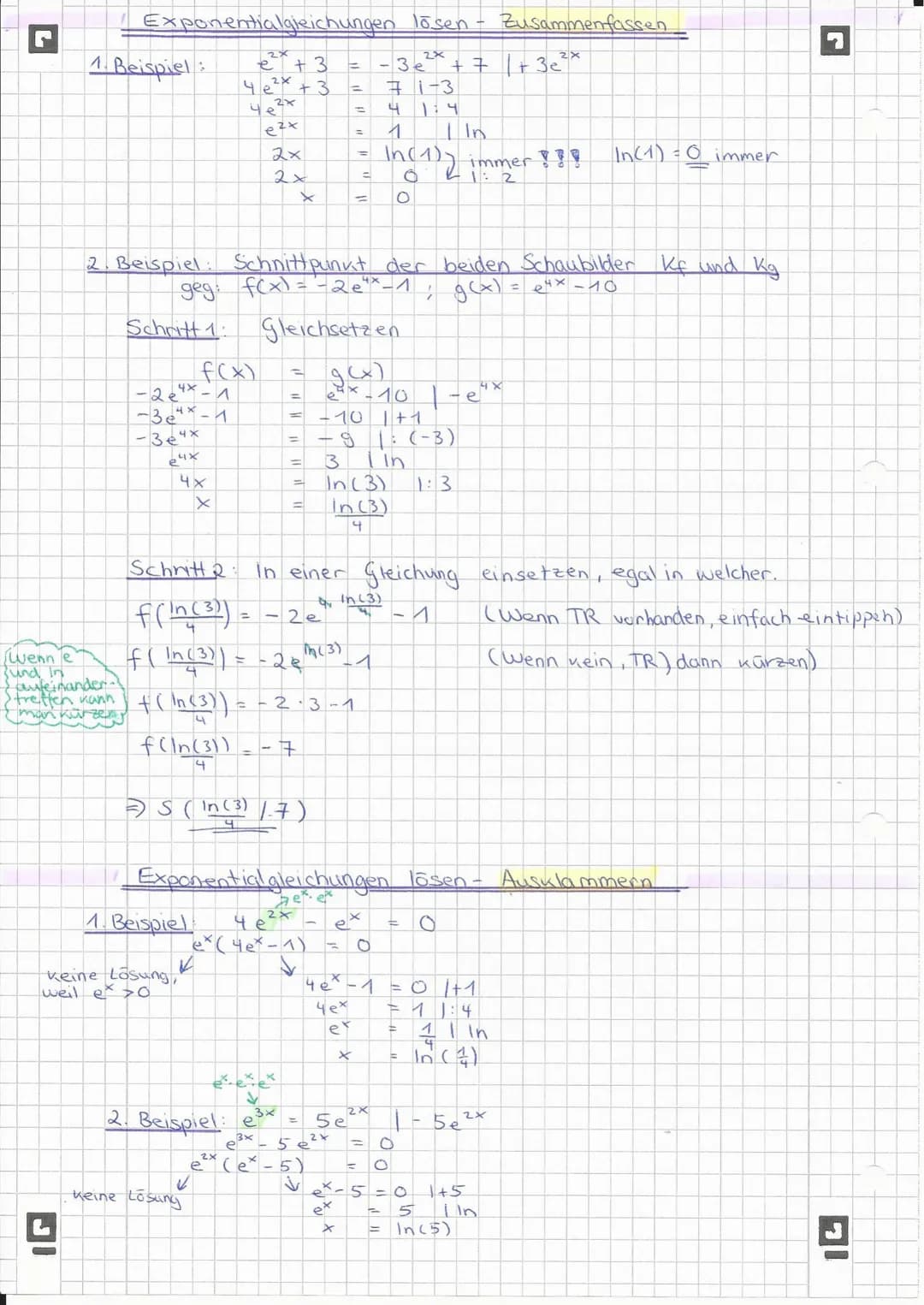 # Analysis

Exponentialfunktionen

* E-Funktionen skizzieren

$e^x$

↑

06.03 2021

$e^{-x}$

↑

nur
umgekehrt


↑

$-e^x$

↑

$-e^{-x}$

↑
