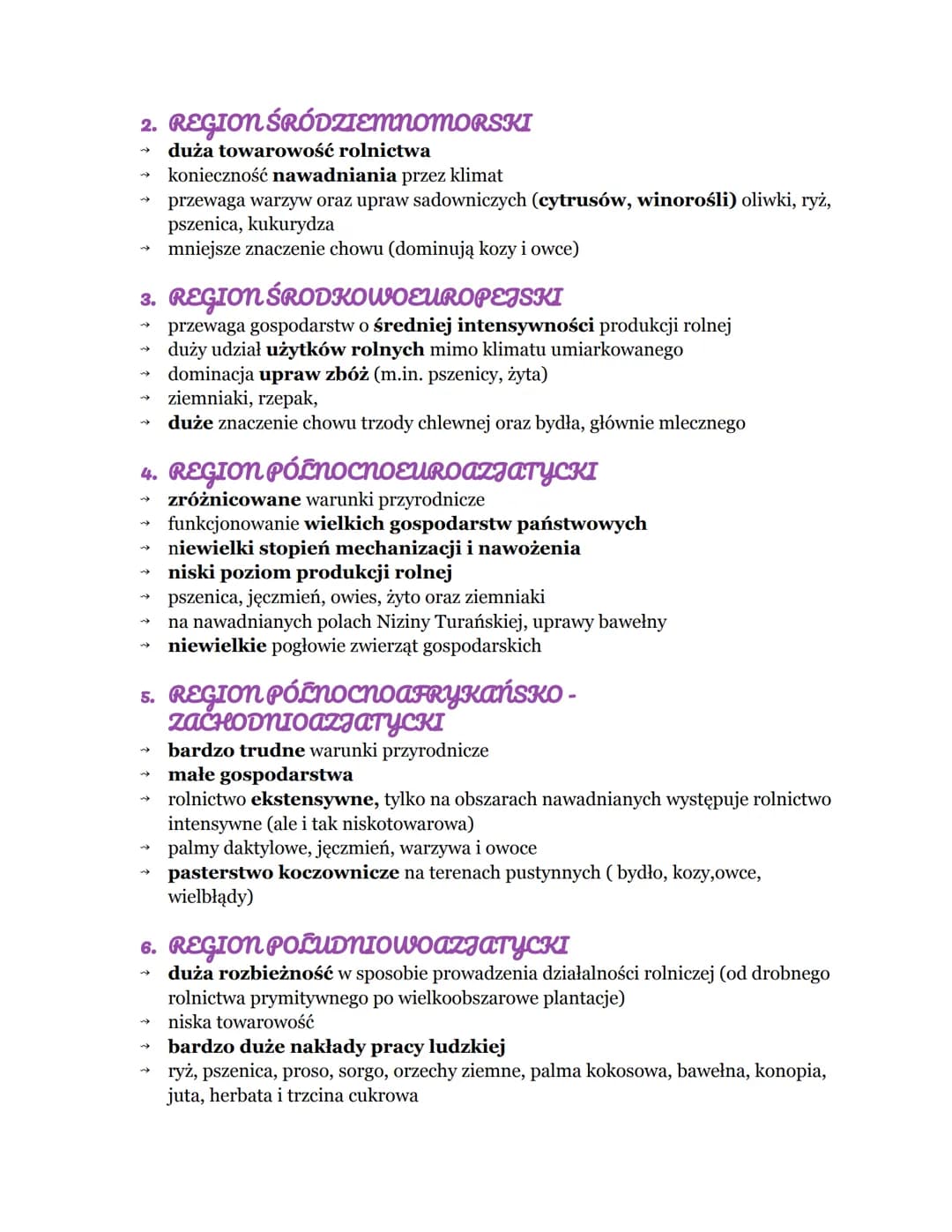 # CZYNNIKI ROZWOJU ROLNICTWA

ROLNICTWO - pierwszy sektor gospodarki
› zajmuje się produkcją roślinną i zwierzęcą
↳ w skład wchodzi: rybołów