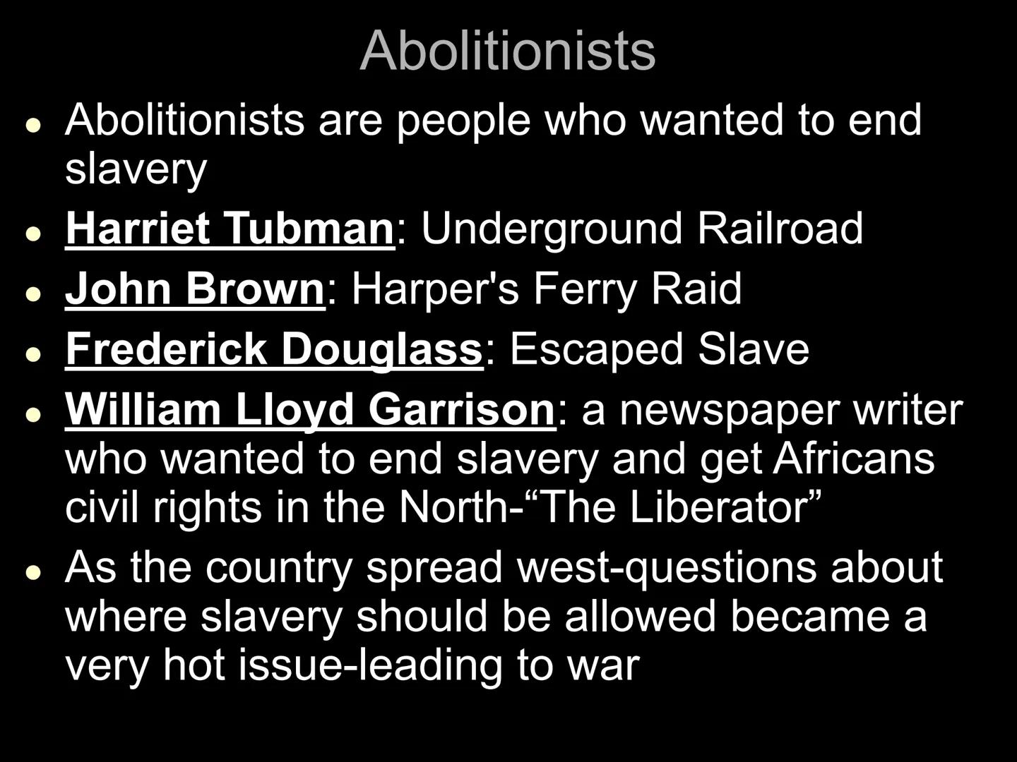 The North & South:
1820-1860
**
**
EQ: How did our country go from
Compromise to Civil War? # Differences Between the North & South

North -