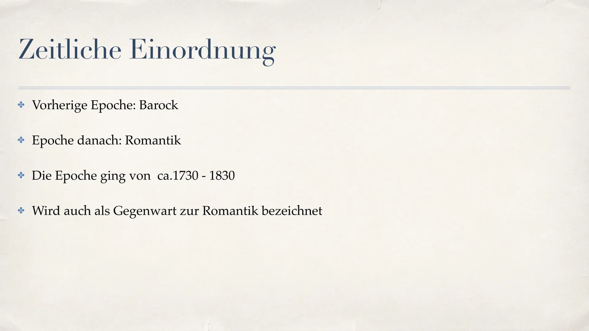 Klassik Gliederung
* Begriffserklärung
* Zeitliche Einordnung
* Hauptkomponisten
* Musikalische Merkmale (Instrumente, Sonatenhauptsatzform,
