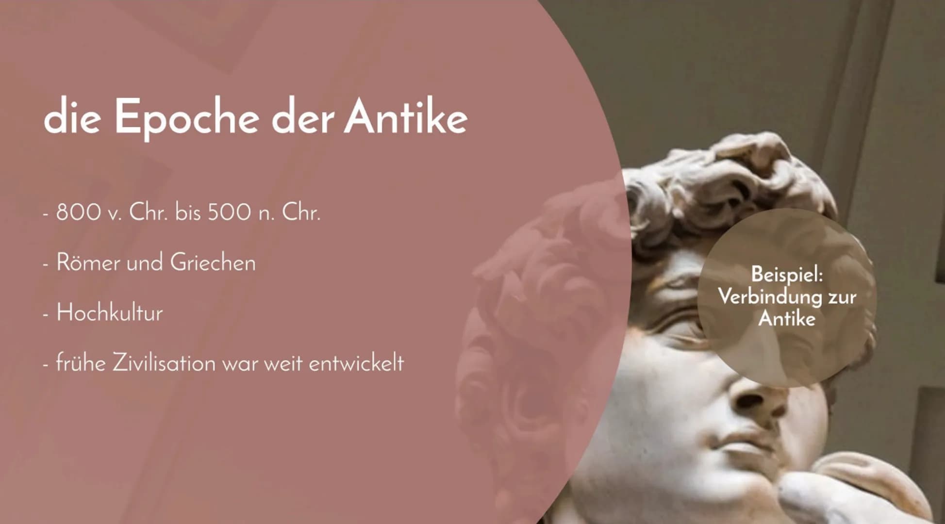 # Die Renaissance

Pia Rothenburg

Begriff:
Renaissance

Architektur

von Antike zur
Renaissance

Malerei

Menschenbild

Inhalt

Zusammenfas