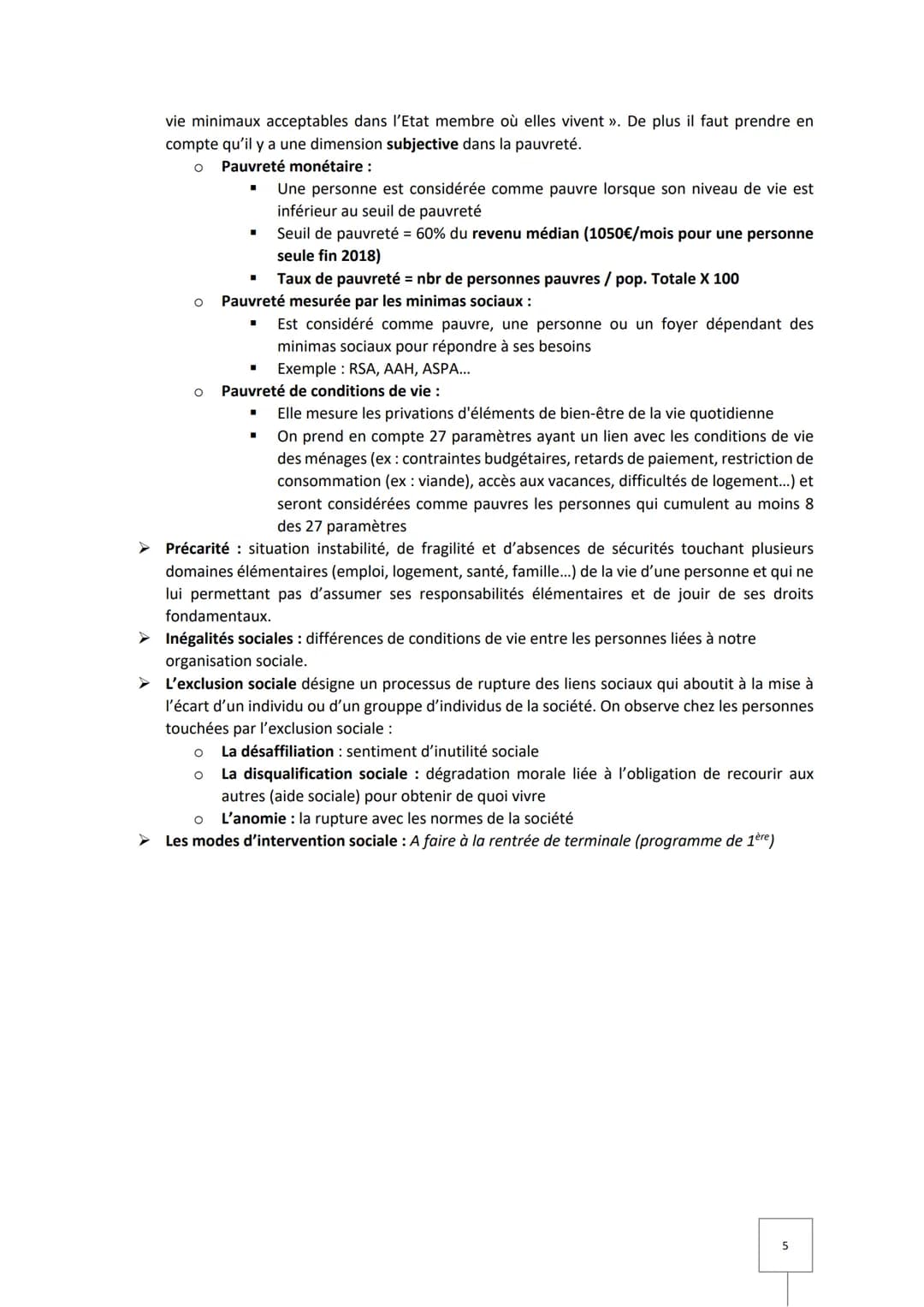2020-2021

Première ST2S

Bilan du pôle thématique

M. NADIN
LYCEE TECHNOLOGIQUE CARREL Table des matières

Définitions - Ce que je dois sav