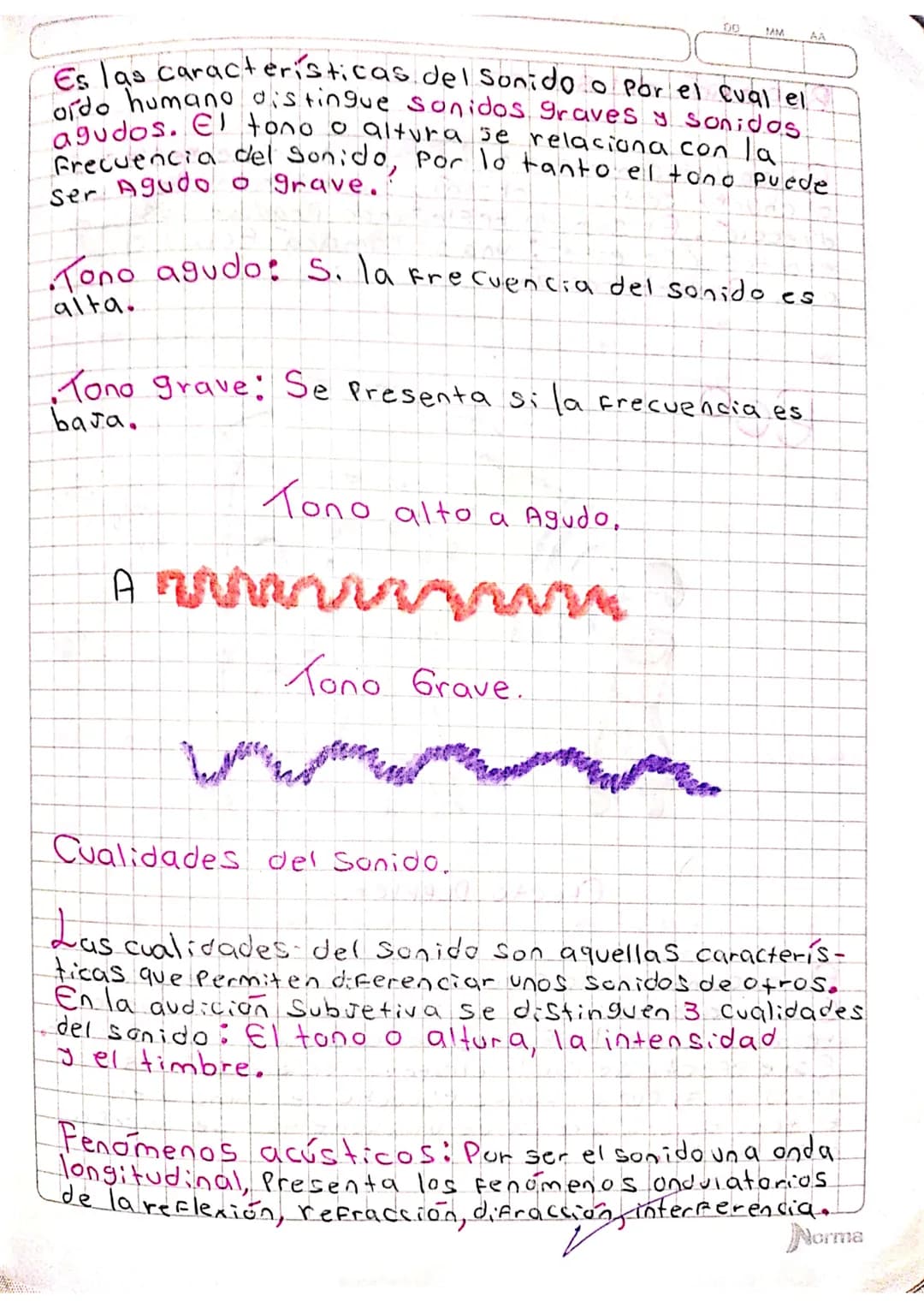 # El sonido.

Se origina Por la vibración de un objeto.

## Cualidades del sonido:

*   Timbre: Es la cualidad que nos permite distinguir
Un