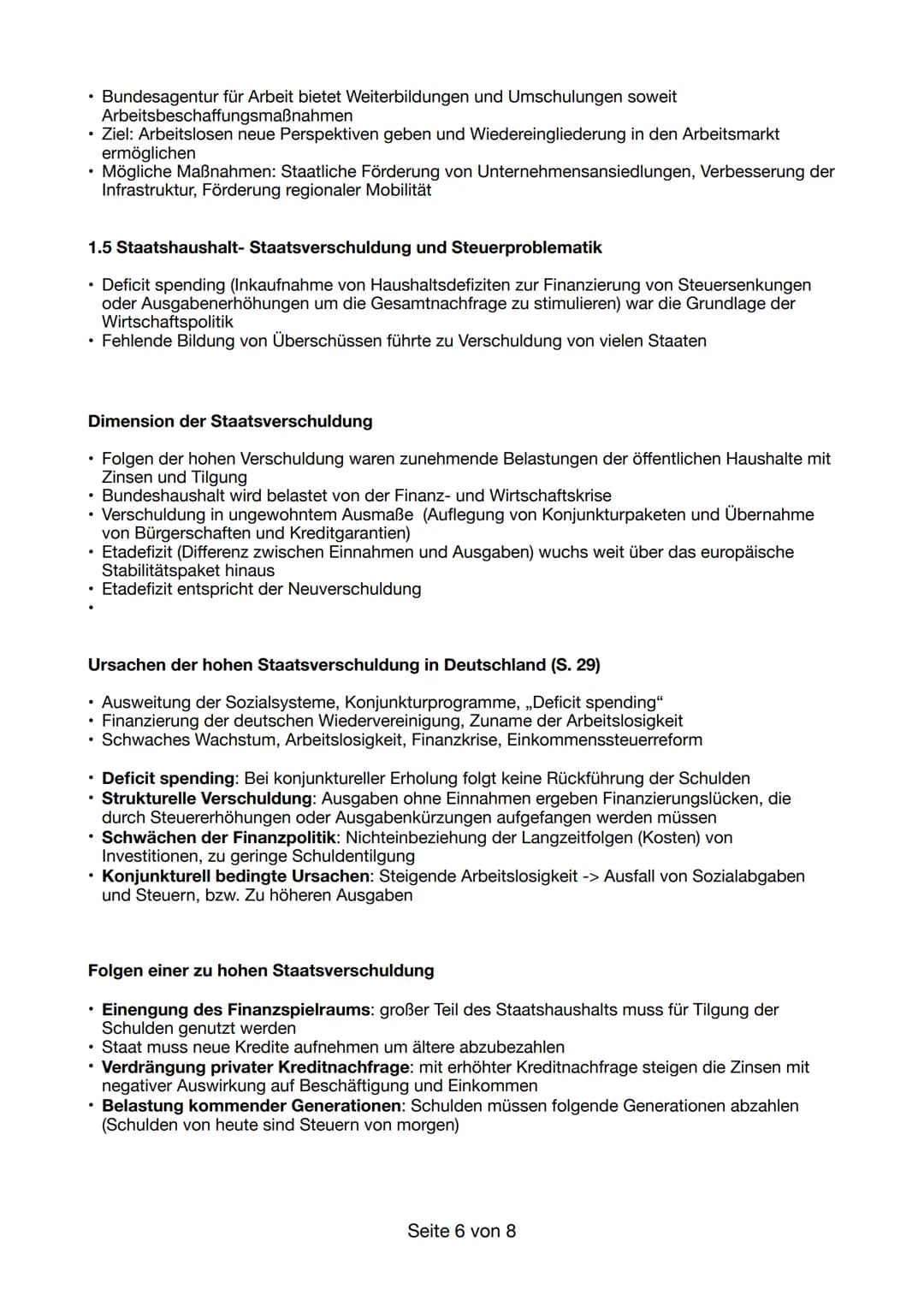 # WR Zusammenfassung

1. Beschäftigung und Einkommen (S. 10-13)
1.1 Strukturelle Ungleichgewichte auf dem Arbeitsmarkt

*   Arbeit ist exist