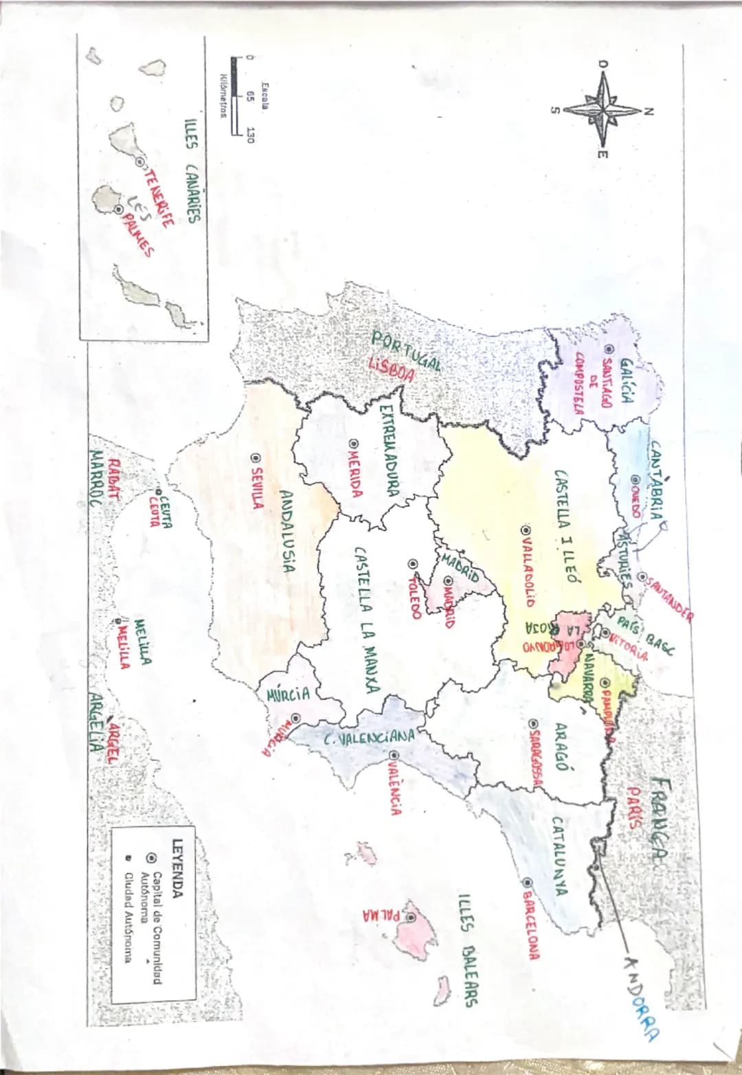 ♡
SANTANDER

PATS BASC
VITORIA
E
GALICIA
SANTIAGO
DE
COMPOSTELA
CANTABRIA
@OVEDO
ASTURIES
CASTELLA I LLEÓ
VALLADOLID
Escola
65
Kilómetros
13