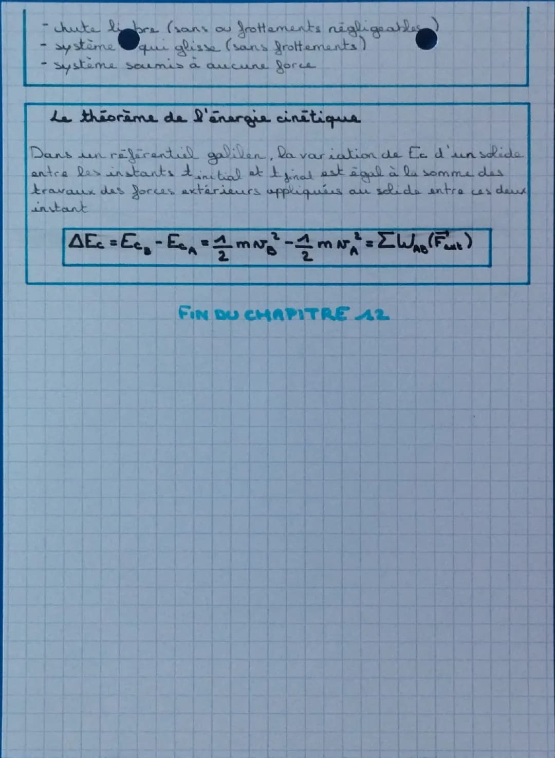 Spécialité **CHAPITRE 1.2 :** Physique-
L'énergie et sa conversion

Rappel : les formes d'énergies
- l'énergie mécanique
- l'énergie thermiq