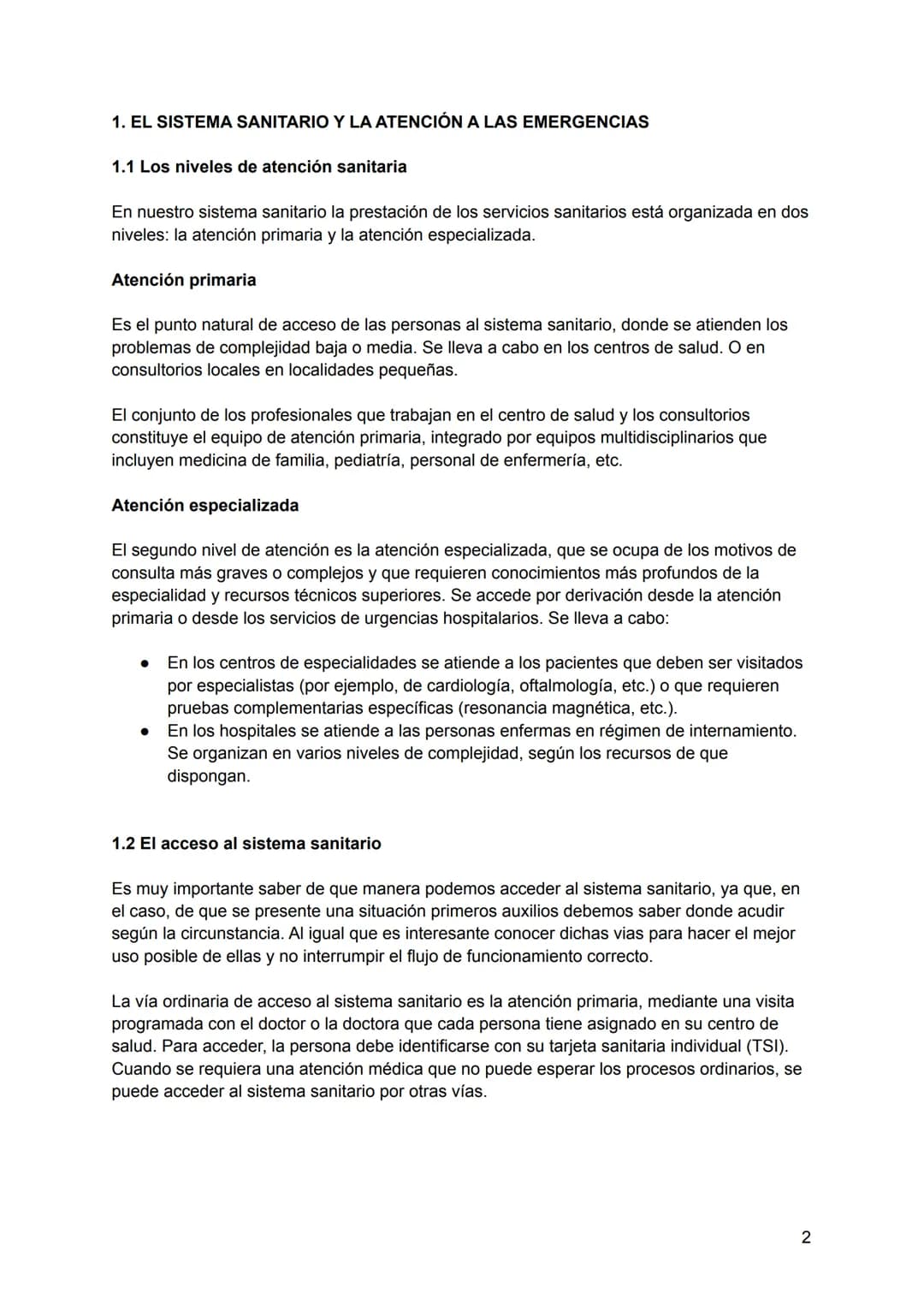 # PRIMEROS AUXILIOS
UT 01

EL SISTEMA SANITARIO Y LOS PRIMEROS AUXILIOS

1.  El sistema sanitario y la atención a las emergencias
    1.1 Lo