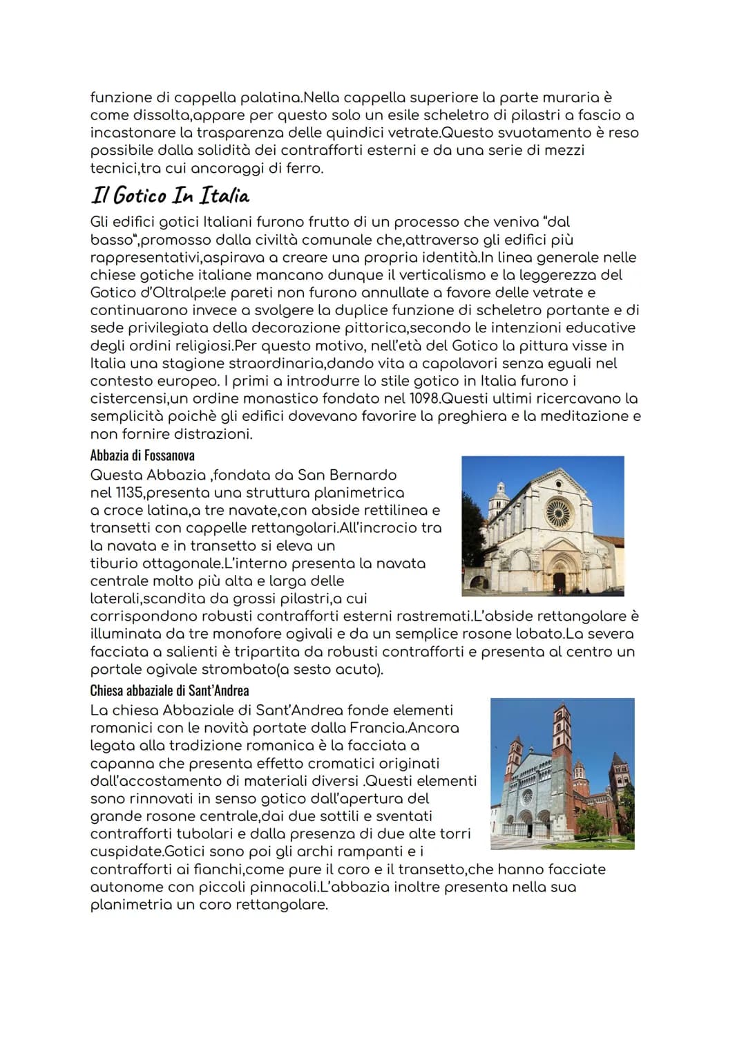 # IL GOTICO

Il termine gotico viene utilizzato per designare l'arte medievale,"colpevole" di
aver abbandonato l'armonia dell'arte classica.