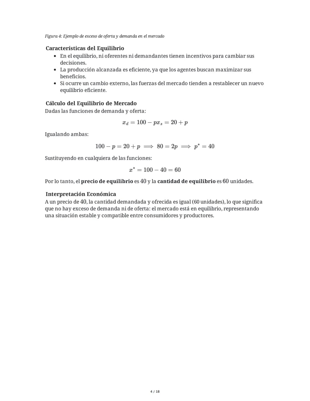Equilibrio de Mercado - Microeconomía
1. Supuestos de la Competencia Perfecta
El análisis de equilibrio de mercado se realiza bajo el supues