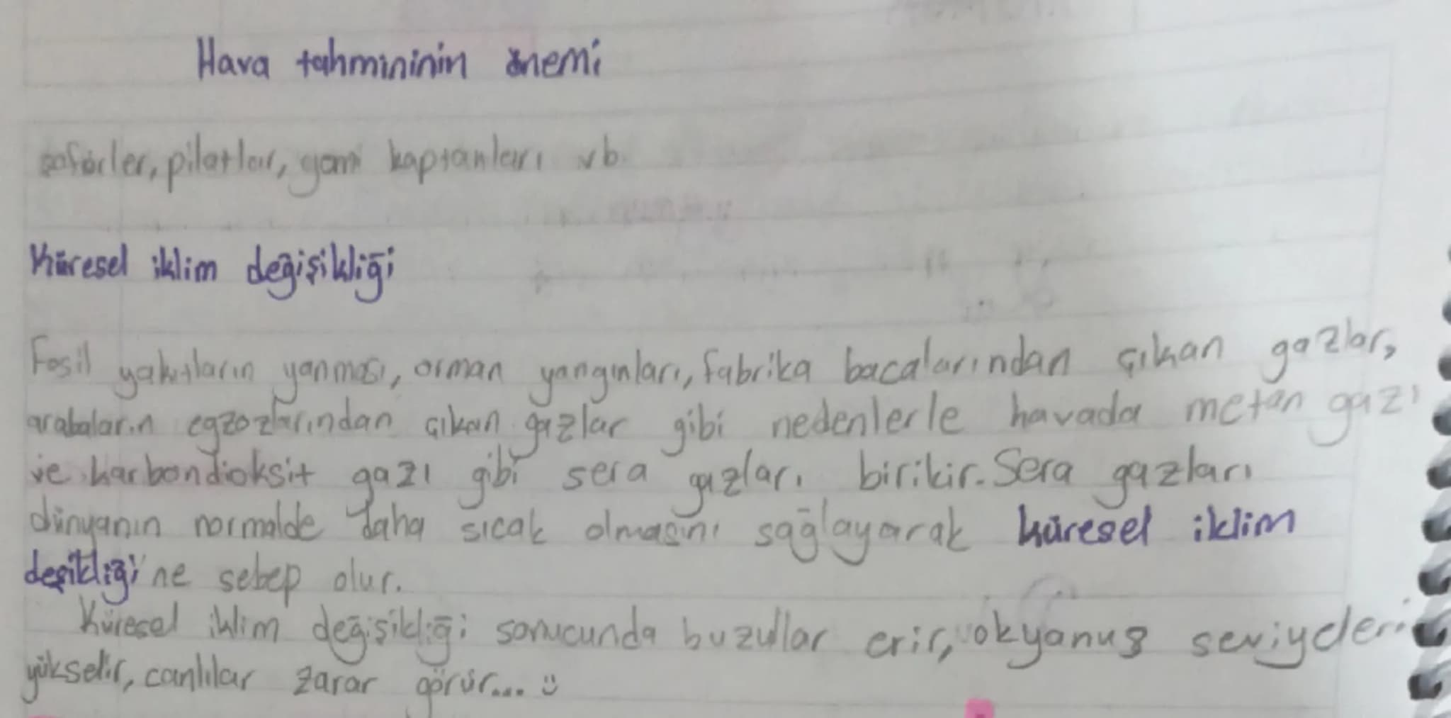 # Mevsimlerin oluşumu

Sıcaklık ve yağış gibi iklim elemanları bakımından Sarklı
özellikler gösteren dönemlere mevsim denin

Mevsimlerin olu