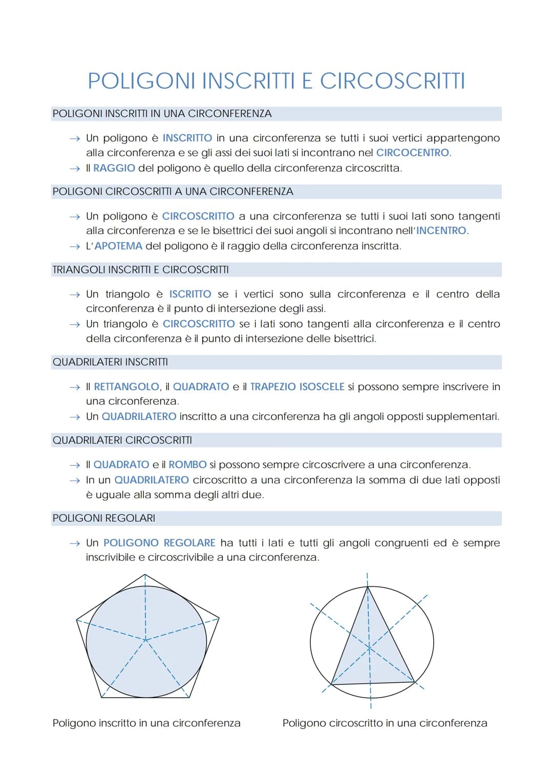 # LA CIRCONFERENZA E IL CERCHIO

CIRCONFERENZA E CERCHIO

→ La CIRCONFERENZA è una linea chiusa costituita da infiniti punti tutti equidista