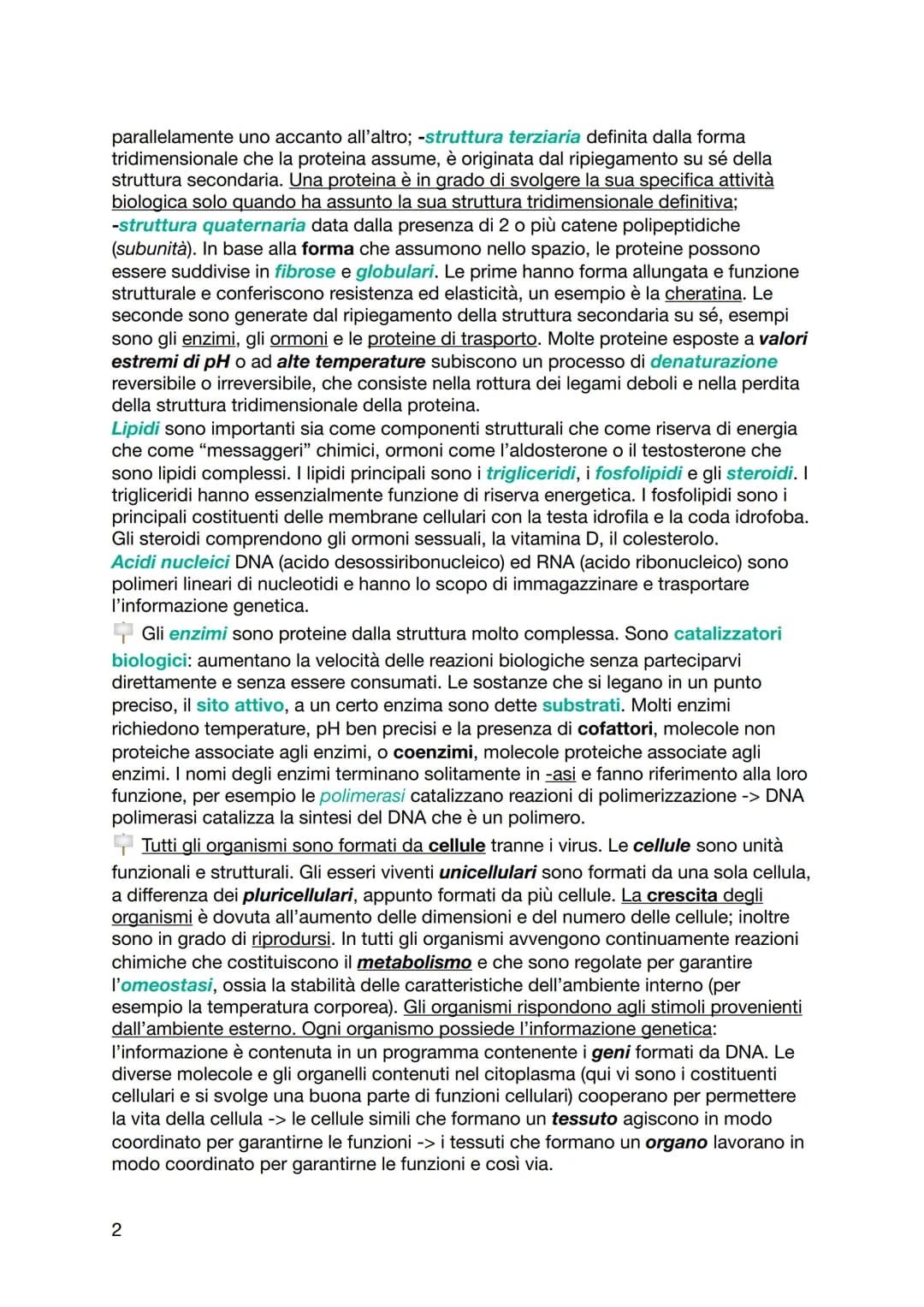 # BIOLOGIA

Le molecole organiche sono in grado di interagire tra loro tramite forze deboli
non covalenti e legami ionici. I legami chimici 