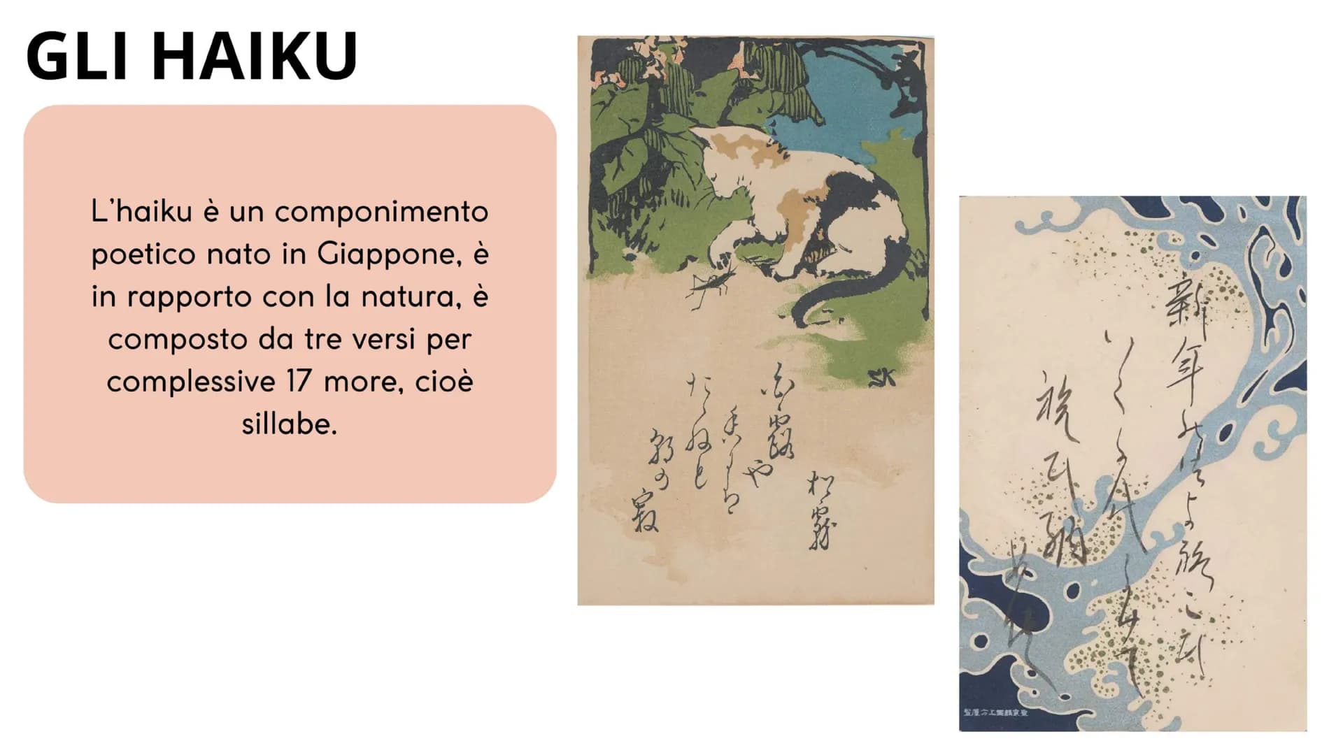 TESINA TERZA MEDIA
IL GIAPPONE Educazione civica - Usi e
costumi della geisha

Arte - La Grande Onda di
Kanagawa

Scienze - Vulcani e
terrem
