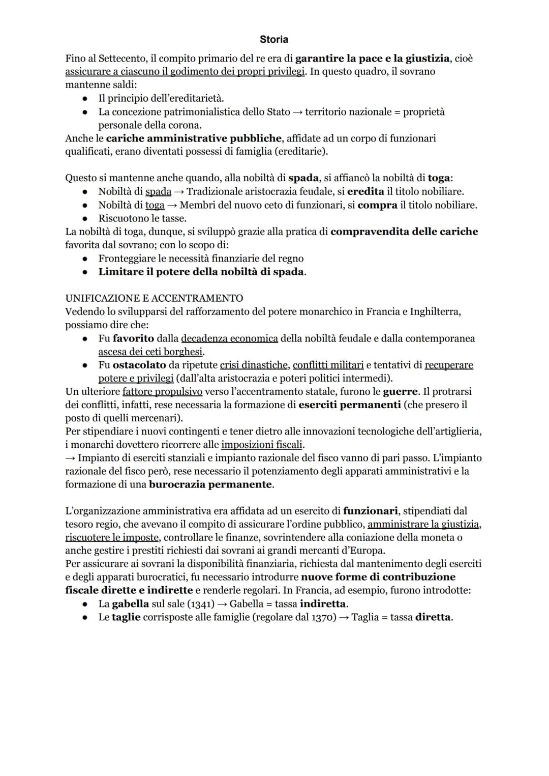 # Storia

LE MONARCHIE NAZIONALI - LA FORMAZIONE DELLO STATO MODERNO
Partendo con il dire che il Quattrocento fu il secolo del consolidament