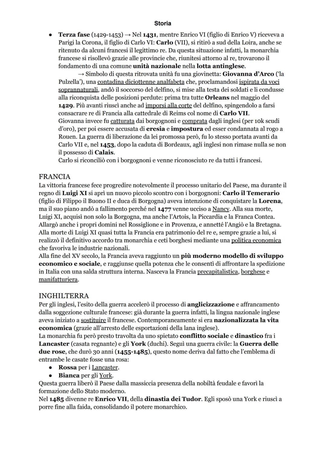 # Storia

LE MONARCHIE NAZIONALI - LA FORMAZIONE DELLO STATO MODERNO
Partendo con il dire che il Quattrocento fu il secolo del consolidament