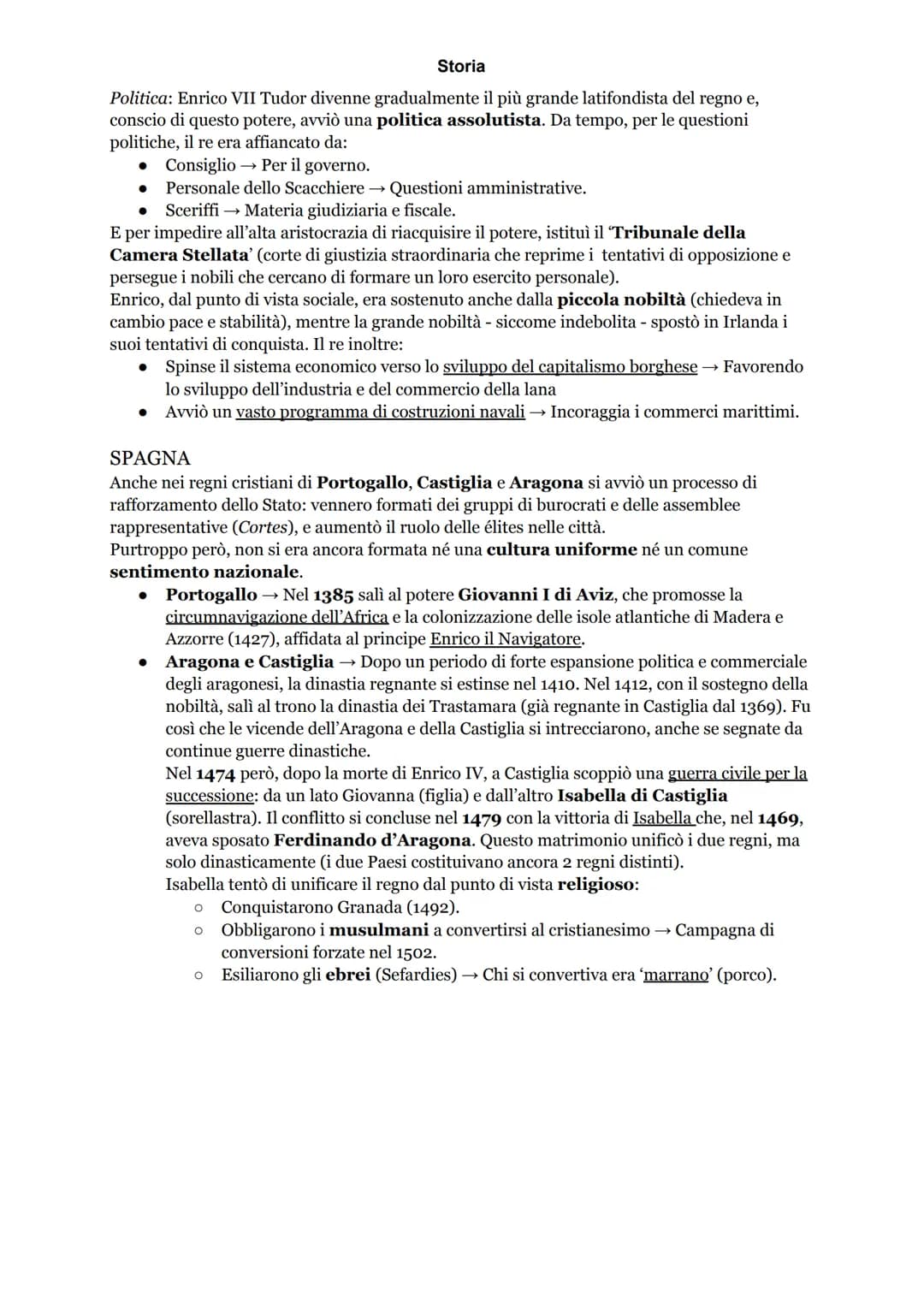 # Storia

LE MONARCHIE NAZIONALI - LA FORMAZIONE DELLO STATO MODERNO
Partendo con il dire che il Quattrocento fu il secolo del consolidament