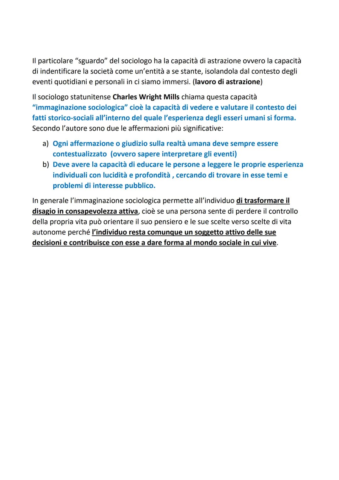 # CHE COS'E' LA SOCIOLOGIA

La sociologia è un discorso scientifico sulla società. Ma tutte le scienze umane
(psicologia, antropologia ecc..