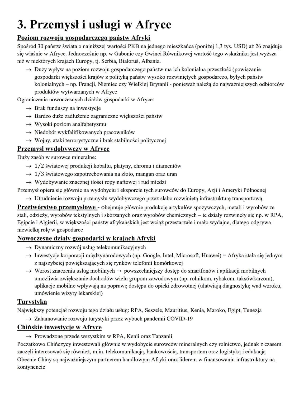 # 1. Środowisko przyrodnicze Afryki

Ukształtowanie terenu

Afryka jest kontynentem typowo wyżynnym (średnia wysokość wynosi 658 m n.p.m.)

