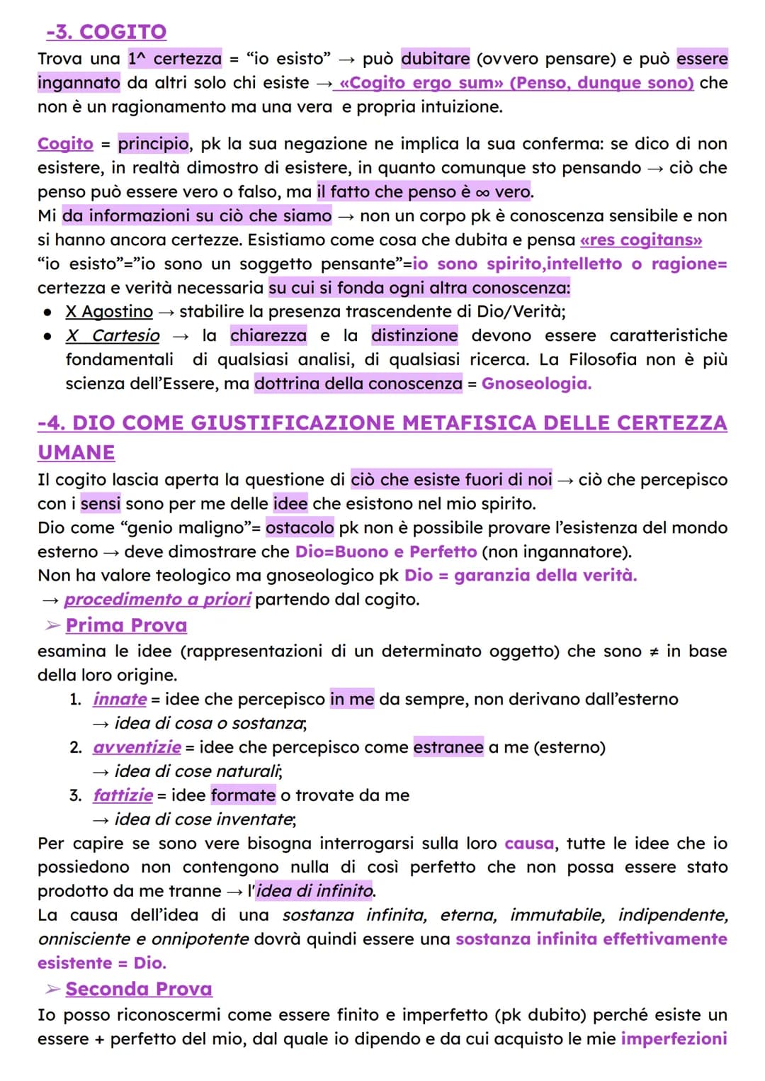 "VITA"
CARTESIO (René Descartes)
• Nasce il 31 Marzo 1596 a La Haye da una famiglia aristocratica;
• Studia in collegio per 9 anni (La Flèch