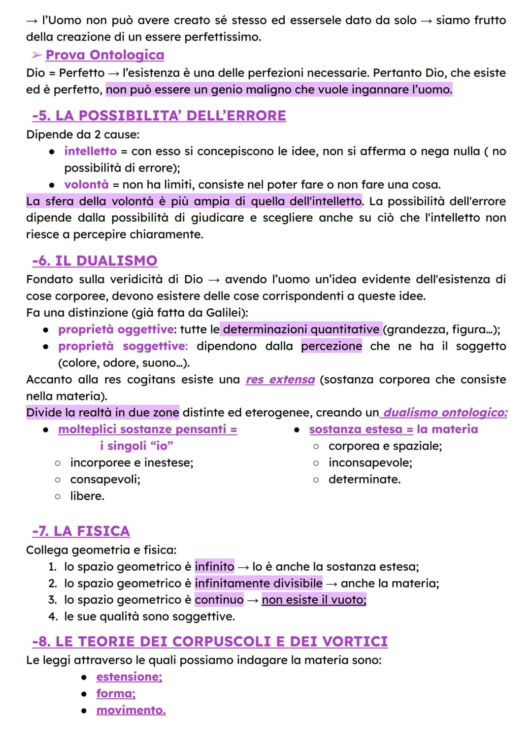 "VITA"
CARTESIO (René Descartes)
• Nasce il 31 Marzo 1596 a La Haye da una famiglia aristocratica;
• Studia in collegio per 9 anni (La Flèch