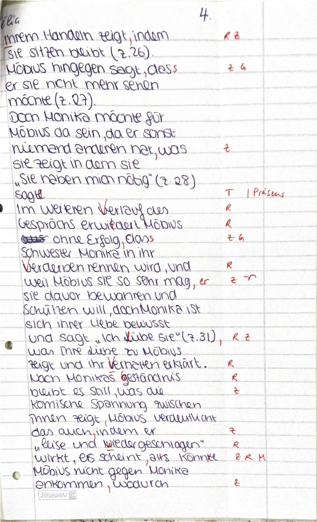 Name:
Nélia
13.03.2025
3. Klausur Deutsch (EF): Dramenanalyse „Die Physiker"
Grundkurs, Abitur 2027
Interpretation eines literarischen Texte