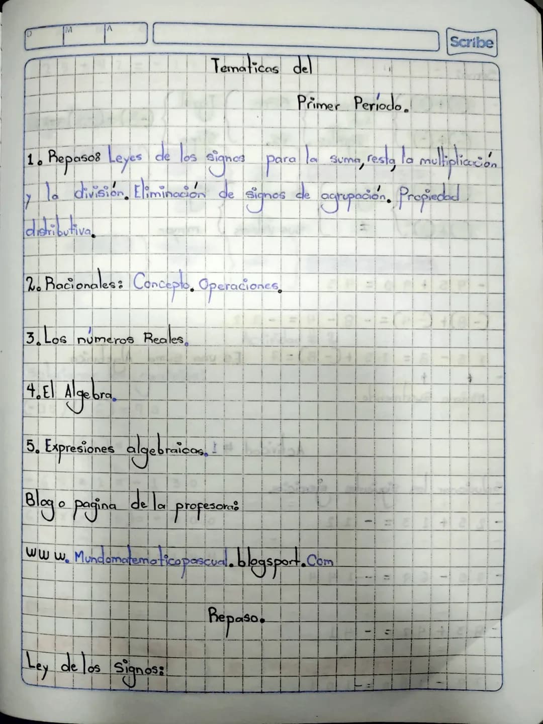 M
A
T
E
Mati
cas A
Enero 23 2017

Evaluación:

Indicadores de Desempeño.

Saber (35%)
- Evaluaciones escritas, individual.

- Evaluación en 