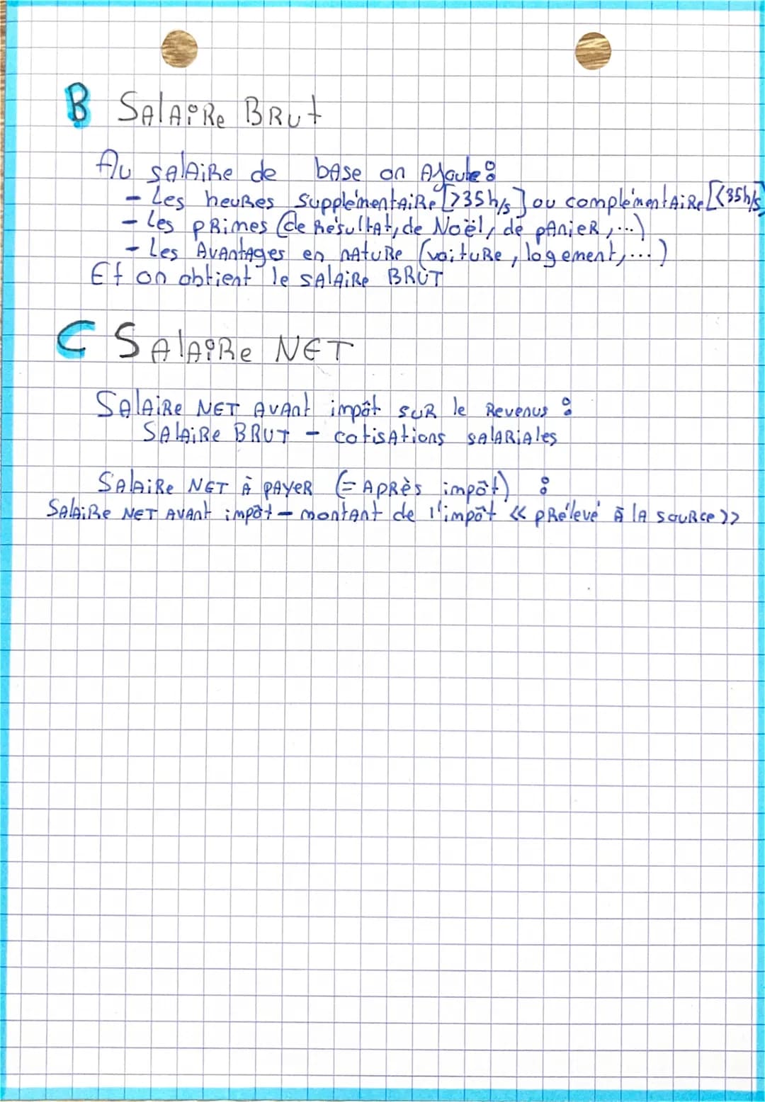# Chapitre 2.7

LA Rémunération et le coût du FRAVAIL

Le coût du travail est :
- SALAIRE cle base $\rightarrow$ contrat
- Cotisation Social