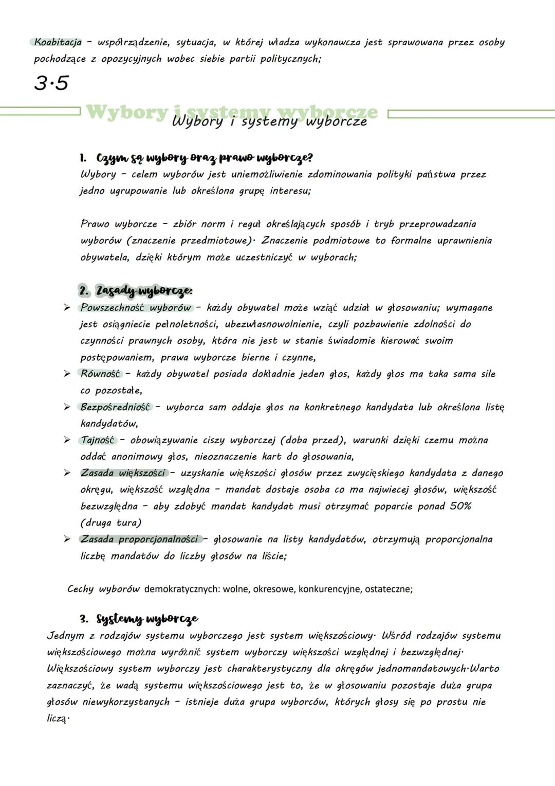 @olunia
# Systemy partyjne i wyborcze

1. Partie polityczne

Partia polityczna - dobrowolna organizacja dążąca do zdobycia lub utrzymania wł