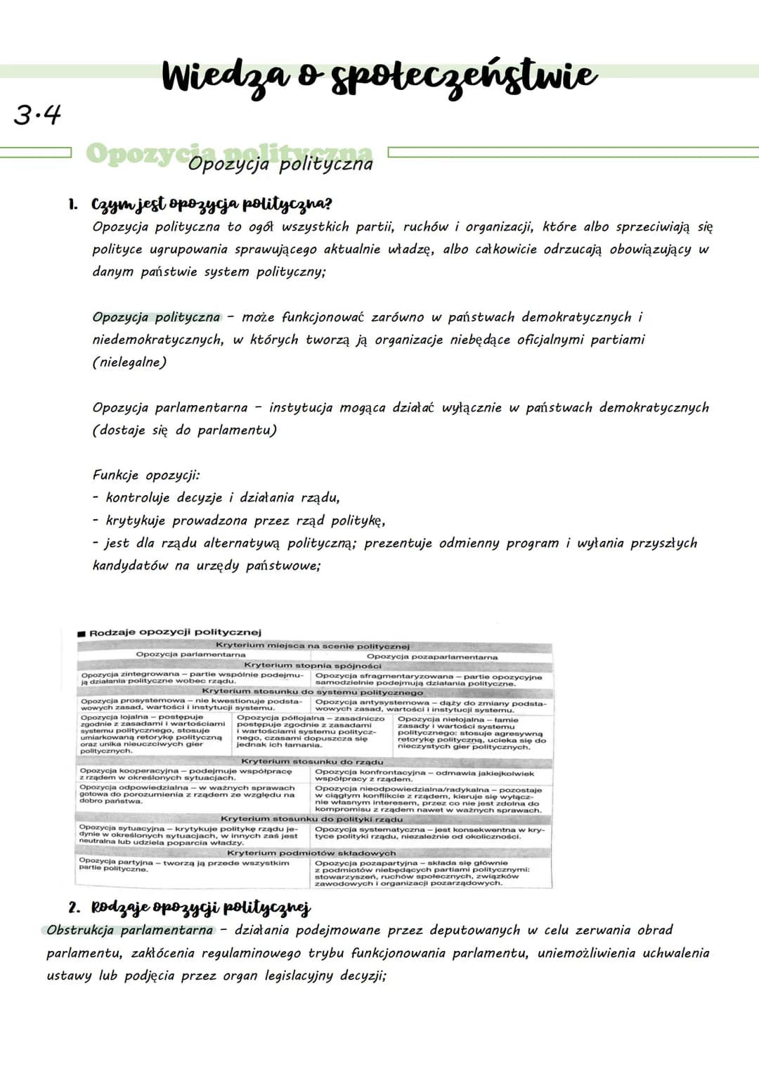 @olunia
# Systemy partyjne i wyborcze

1. Partie polityczne

Partia polityczna - dobrowolna organizacja dążąca do zdobycia lub utrzymania wł