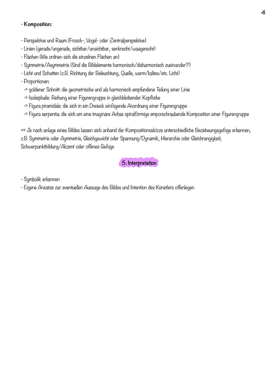 # Kunstarbeit

1. Erster Eindruck:

- unterschiedliche Adjektive samt Begründung (mithilfe des Motivs der Farbgebung & Komposition)

- Beisp