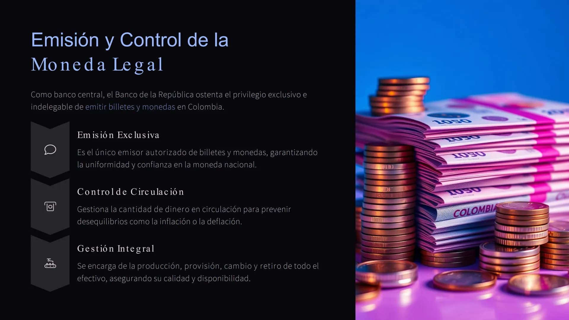 # Banco de la República de

Colombia

Una exploración profunda de las funciones y el impacto del Banco Central de
Colombia en la economía na