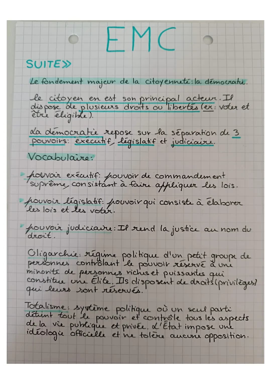 ・EMC。

>> Nationalité, citoyennetés française et
européenne.

Les fondements de la nationalité française:

- Le droit du sang donne automati