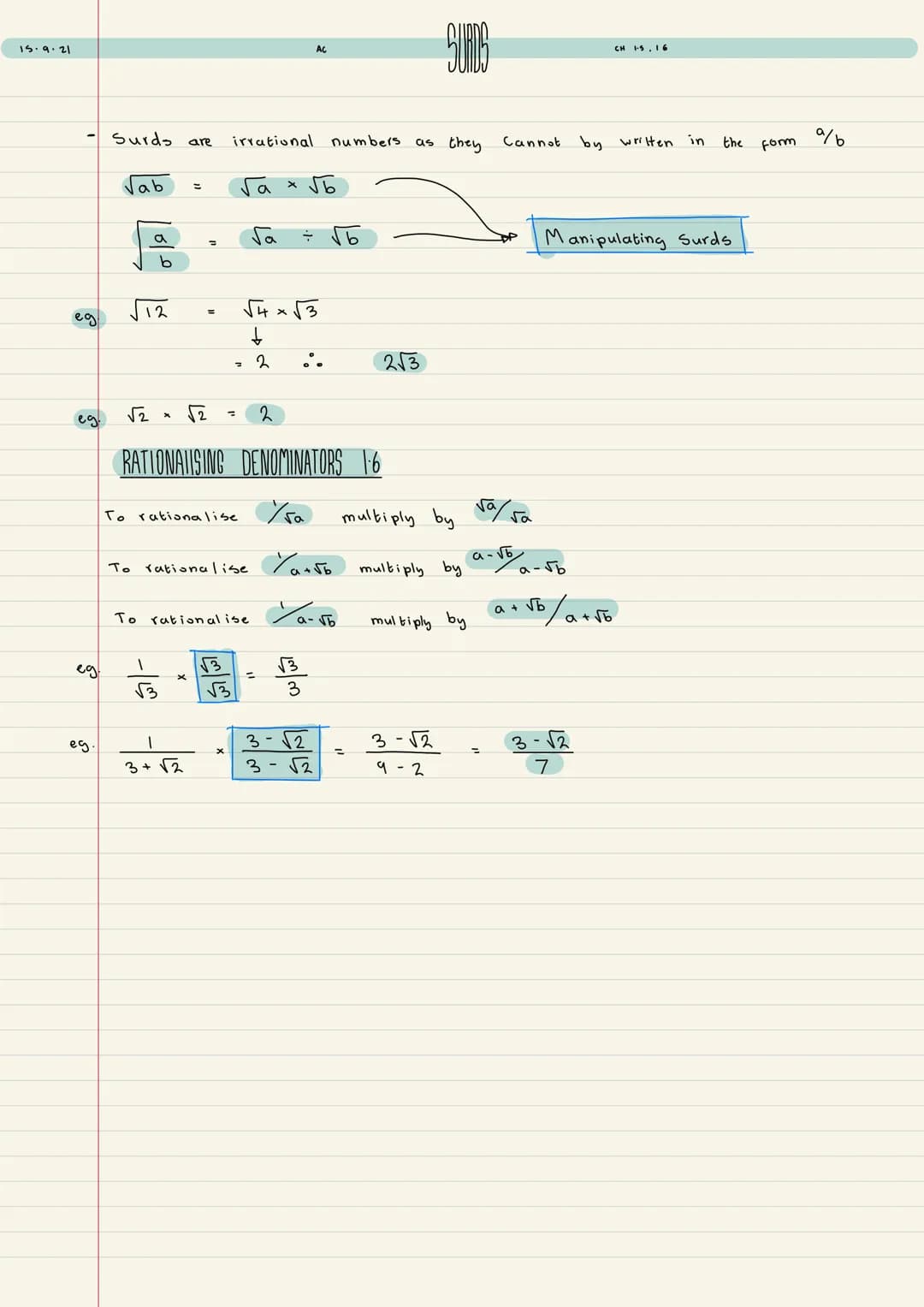 YEAR 12

PURE MATHS
NOTEBOOK
AC/MB
Topics to focus on

exponential + log modelling

translating graphs. PURE MATHS YEAR 1 CONTENTS

1

2

3
