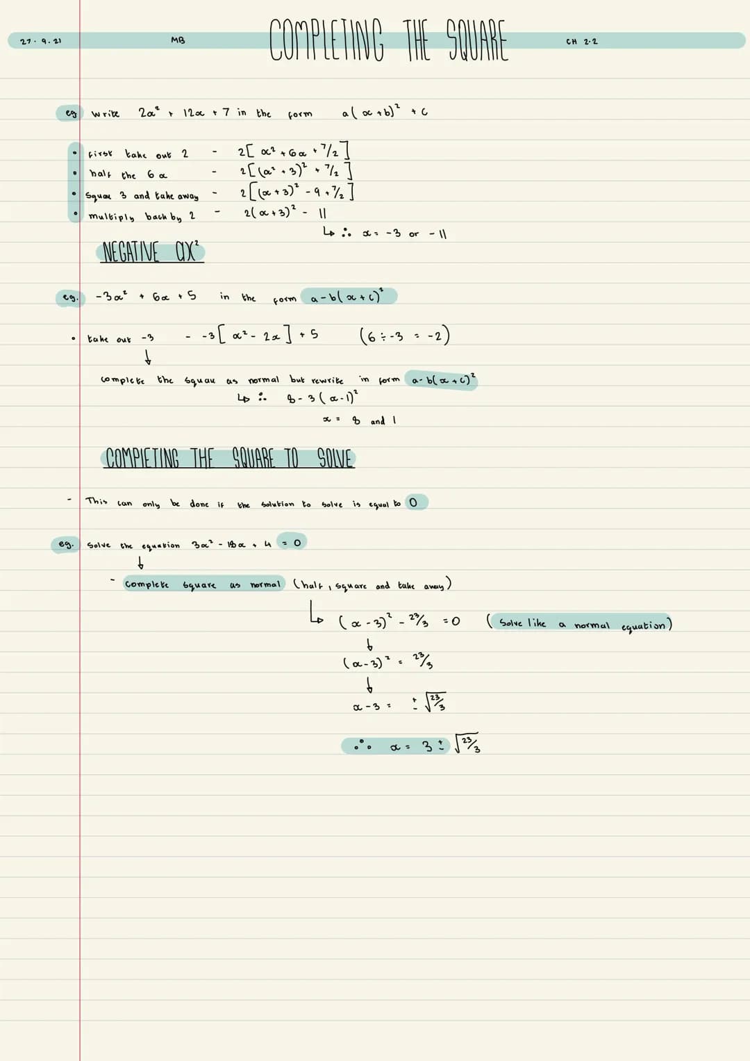 YEAR 12

PURE MATHS
NOTEBOOK
AC/MB
Topics to focus on

exponential + log modelling

translating graphs. PURE MATHS YEAR 1 CONTENTS

1

2

3
