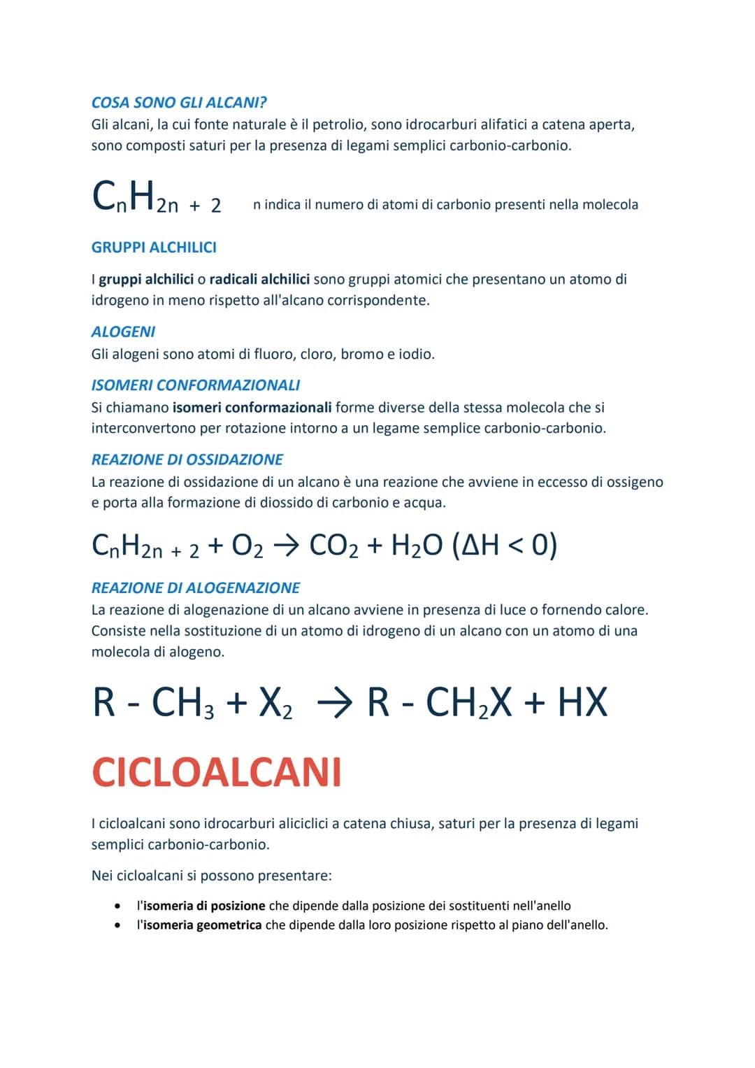 # CHIMICA ORGANICA

Studia i composti del carbonio.

I composti organici si dividono in 3 gruppi

- IDROCARBURI che sono costituiti da atomi