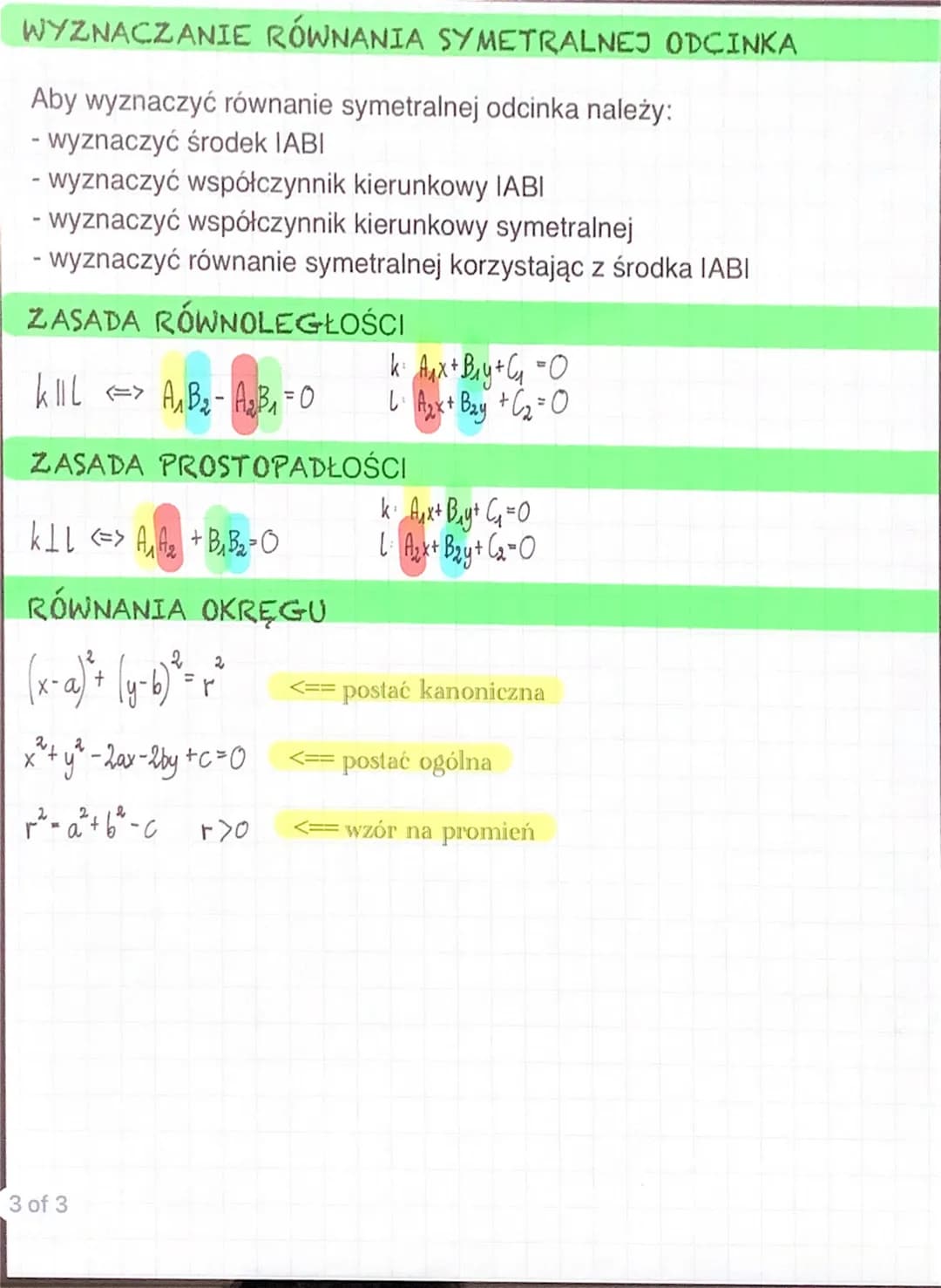 # WZÓR NA WSPÓŁRZĘDNE WEKTORA

$\overrightarrow{AB} = [X_B - X_A, Y_B - Y_A]$

# DŁUGOŚĆ ODCINKA

$|AB| = \sqrt{(X_B - X_A)^2 + (Y_B - Y_A)^