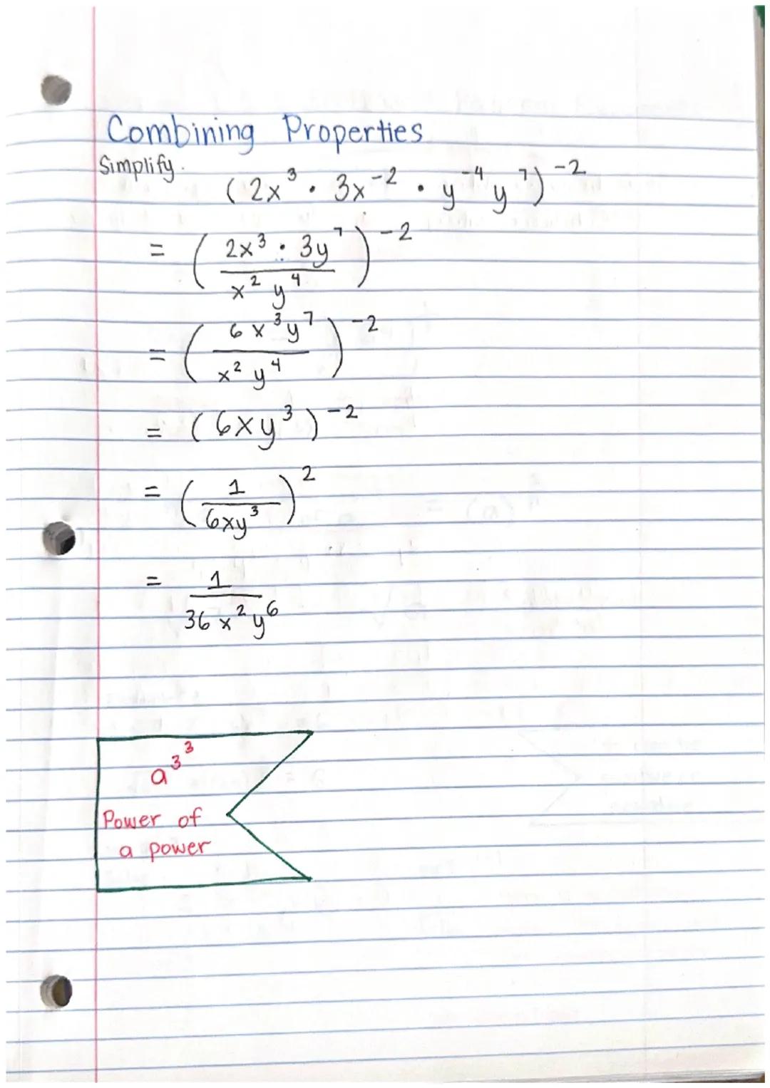Math Course 2 Lesson: EXPONENTS

exponent

$3x^{5}$ variable
base

coefficient

5 times

$x^{5} = x \cdot x \cdot x \cdot x \cdot x$

• Thre