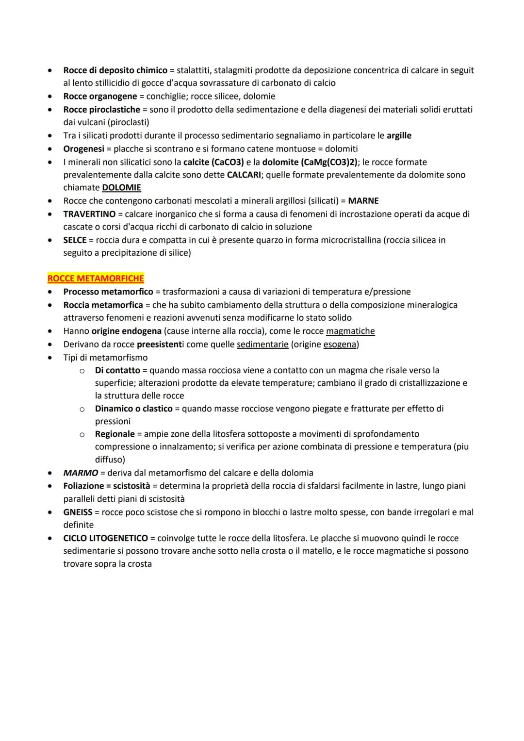 # MINERALI

CARATTERISTICHE

- Corpi inorganici naturali = formati in seguito a processi spontanei
- sono solidi naturali cristallini caratt