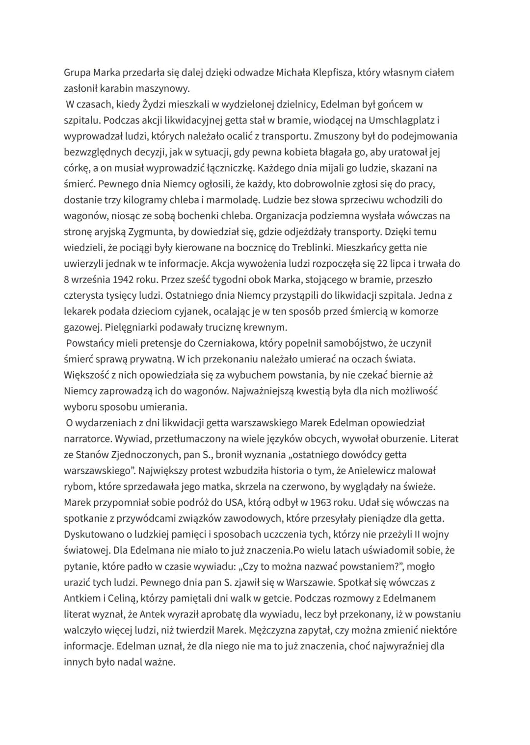 # Hanna Krall "Zdążyć przed panem
Bogiem"

AUTORKA:

Hanna Krall - urodzona w 1937 roku w Warszawie, pochodzi z rodziny żydowskiej. W
trakci